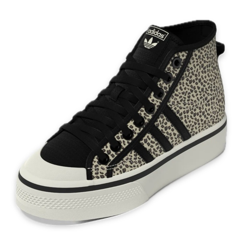 Adidas Nizza Animal Print Platform Sneakers Women Size 8.5